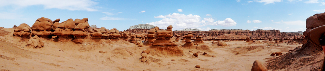 panorama at Goblin Valley State Park